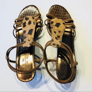 NY Transit wedge heel shoes sandals